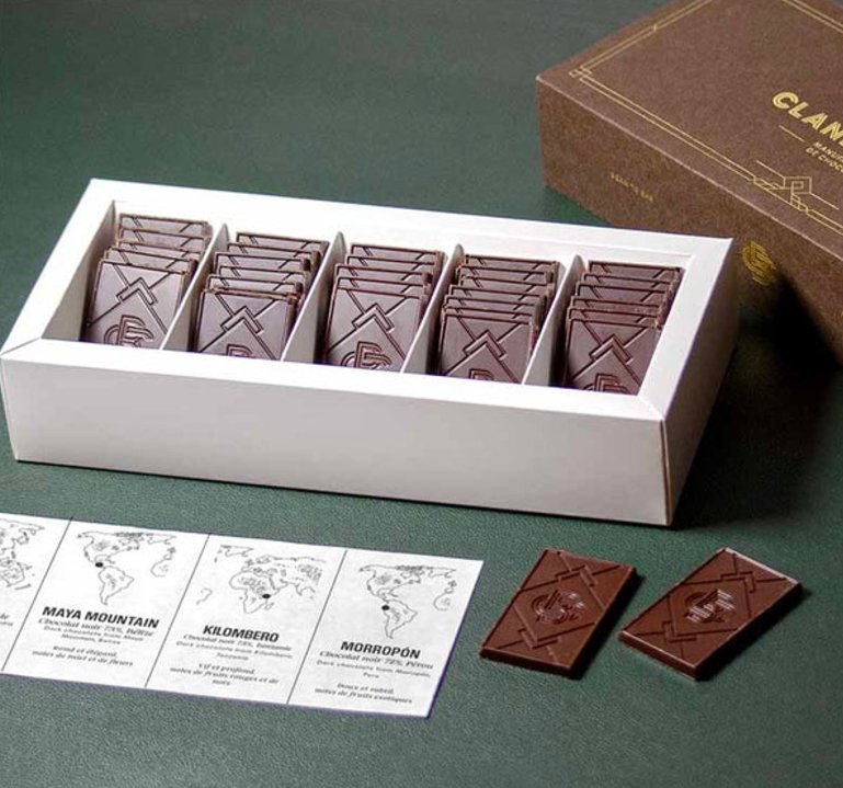 Mini bars" boxed set Clandestine bar - Chocolate - L'Arbre à Café