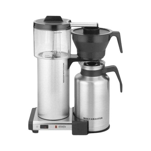 CDT Grand Thermo coffee maker in polished aluminum - Moccamaster - Machine - L'Arbre à Café